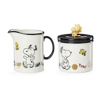 Lenox Chef Snoopy Sugar & Creamer Set of 2
