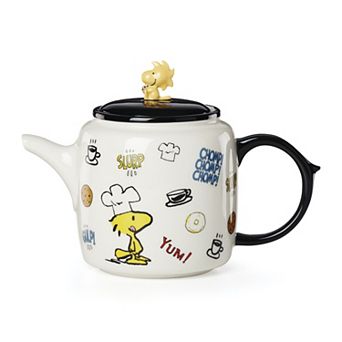 Lenox Chef Snoopy Teapot with Woodstock Lid