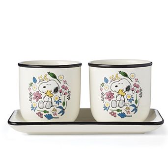 Lenox Chef Snoopy 3-Pack Herb Pots