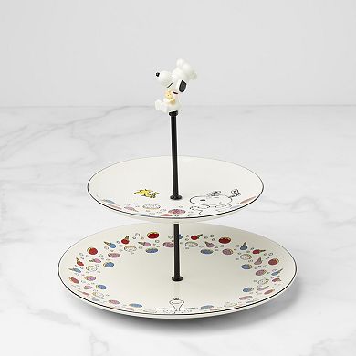 Lenox Chef Snoopy 2-Tiered Server