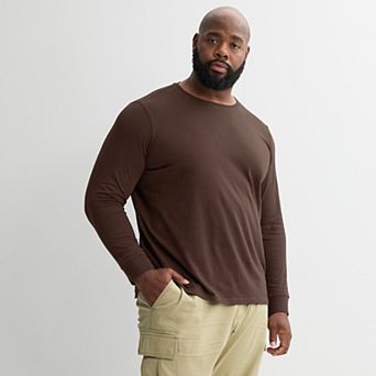 Big & Tall Sonoma Goods For Life® Supersoft Long Sleeve Crewneck Tee