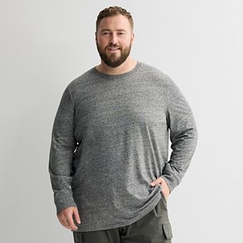 Big & Tall Sonoma Goods For Life® Supersoft Long Sleeve Crewneck Tee