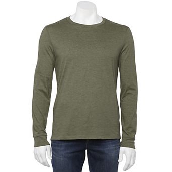 Big & Tall Sonoma Goods For Life® Supersoft Long Sleeve Crewneck Tee