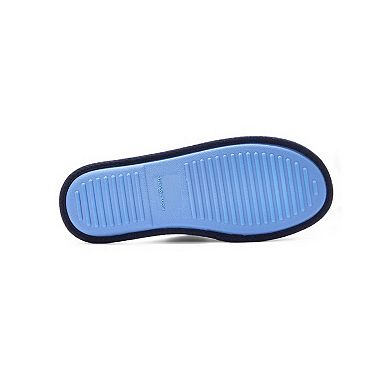 Dearfoams Twin Notch Moc Toe Men's Slip-On Clog Slippers