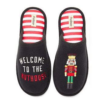 Dearfoams Twin Notch Moc Toe Men's Clog Slippers