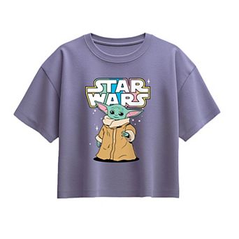 Girls 7-16 Star Wars The Mandalorian Grogu Boxy Tee