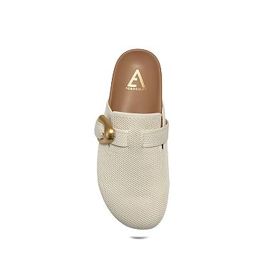 Aerosoles Lucca Women's Slip-On Mules With Bit Detail