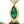 Gold Tone Green