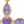 Gold Tone Purple