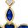 Goldtone Blue