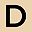 Gold Tone D
