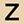Gold Tone Z