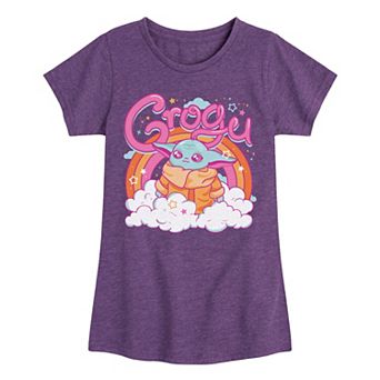 Girls 7-16 Star Wars The Mandalorian Grogu Kawaii Graphic Tee