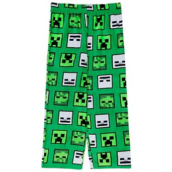 Boys 6-12 Minecraft "Mob Time" Pajama Pants