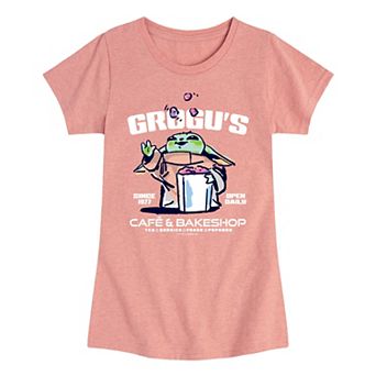 Girls 7-16 Star Wars The Mandalorian & Grogu Grogu's Café & Bakeshop Graphic Tee