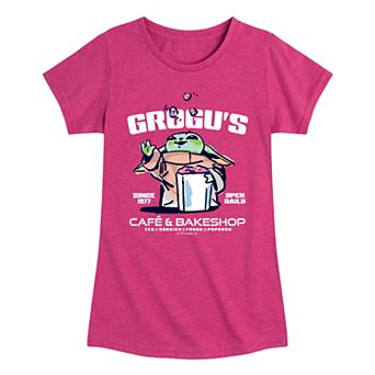 Girls 7-16 Star Wars The Mandalorian & Grogu Grogu's Café & Bakeshop Graphic Tee