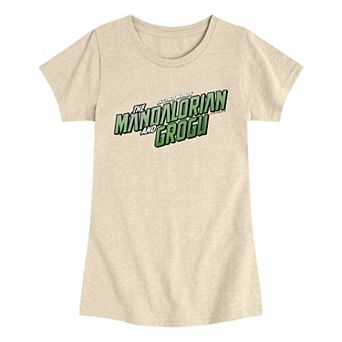 Girls 7-16 Star Wars The Mandalorian & Grogu Logo Graphic Tee