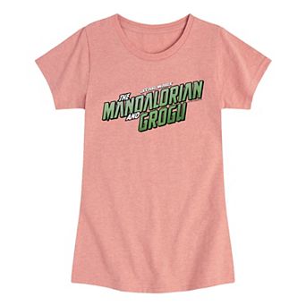 Girls 7-16 Star Wars The Mandalorian & Grogu Logo Graphic Tee