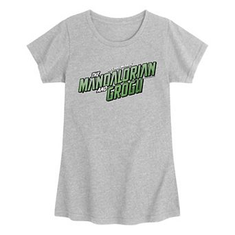 Girls 7-16 Star Wars The Mandalorian & Grogu Logo Graphic Tee