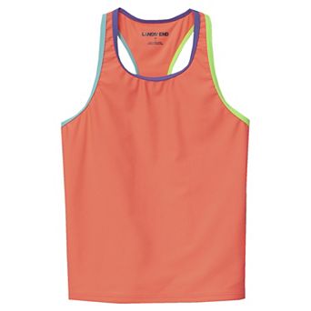 Girls 2-16 Lands' End Chlorine Resistant Racer Back Tankini Swim Top