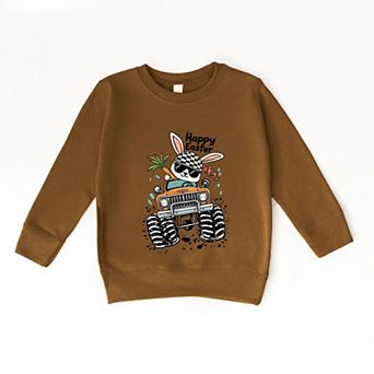 Happy Easter Monster Truck - Toddler Graphic Sweatshirt