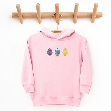 Embroidered Easter Eggs - Toddler Hoodie