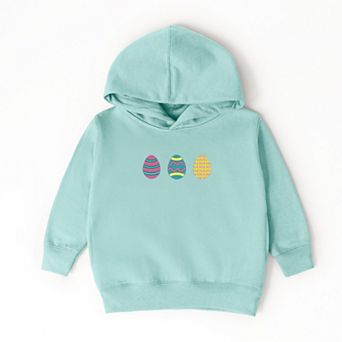 Embroidered Easter Eggs - Toddler Hoodie