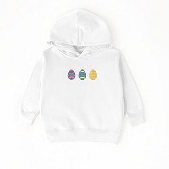 Embroidered Easter Eggs - Toddler Hoodie