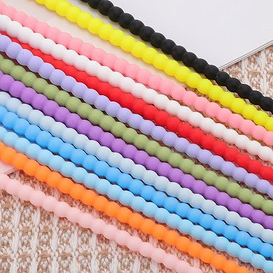 10 Pcs 8.66" Length Silicone Multipurpose Strap Ties