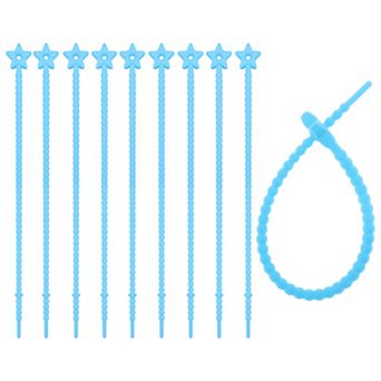 10 pc 8.66" Length Silicone Multipurpose Strap Ties