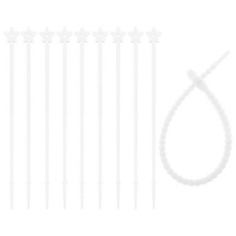 10 pc 8.66" Length Silicone Multipurpose Strap Ties