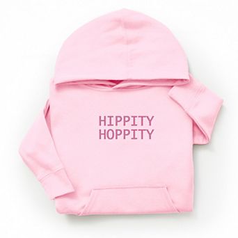 Embroidered Hippity Hoppity Stacked - Youth Graphic Hoodie