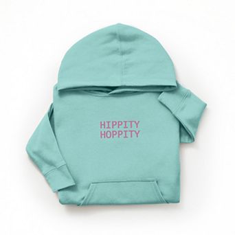 Embroidered Hippity Hoppity Stacked - Youth Graphic Hoodie