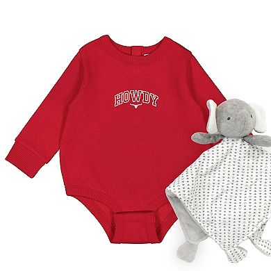 Embroidered Howdy Bull Varsity - Infant Fleece BodySuit