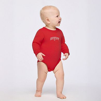 Embroidered Howdy Bull Varsity - Infant Fleece BodySuit