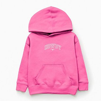 Embroidered Howdy Bull Varsity - Youth Graphic Hoodie