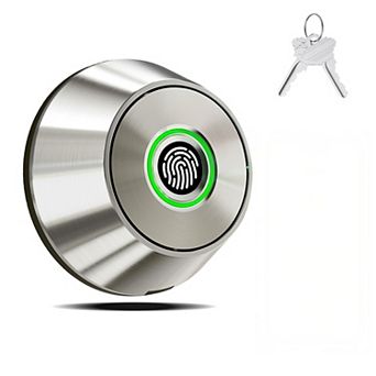 3-in-1 Zinc Smart Lock Deadbolt with Wi-Fi & Voice Control, Fingerprint, Auto-Unlock & Quiet Mode