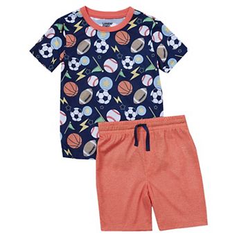 Boys 2-16 Lands' End 2 pc Pajama Top & Pajama Shorts Set