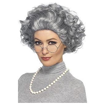 Smiffys Unisex Adult Granny Costume Prop Set