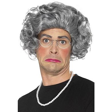 Smiffys Unisex Adult Granny Costume Prop Set