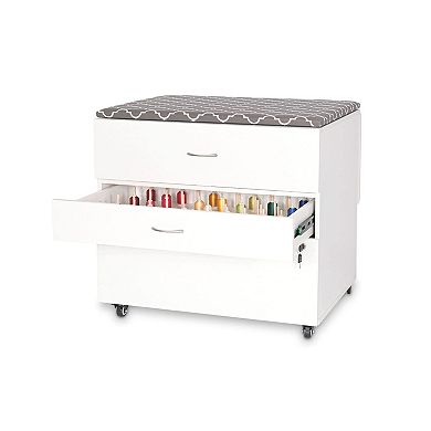 Arrow Sewing - Kangaroo Sewing Furniture, MOD Embroidery Storage Cabinet, Model 2081 White