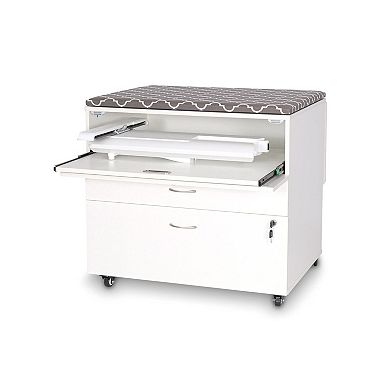 Arrow Sewing - Kangaroo Sewing Furniture, MOD Embroidery Storage Cabinet, Model 2081 White