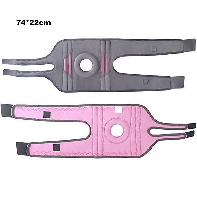 Open Patella Knee Brace 1 Pc with Gel Stabilizer Ring, Side Support Stays and Adjustable Compression