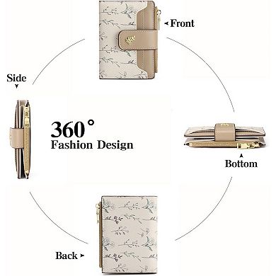 Minimalist Slim RFID Wallet for Women - Lightweight, Fits Pocket/Purse, RFID Blocking