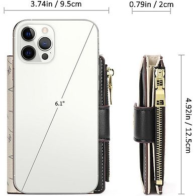 Minimalist Slim RFID Wallet for Women - Lightweight, Fits Pocket/Purse, RFID Blocking