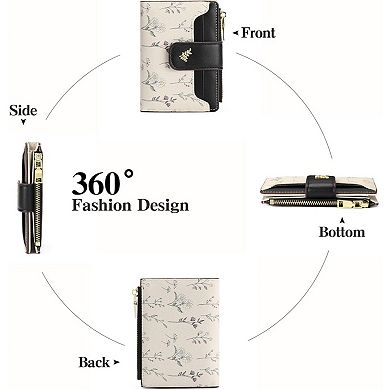 Minimalist Slim RFID Wallet for Women - Lightweight, Fits Pocket/Purse, RFID Blocking