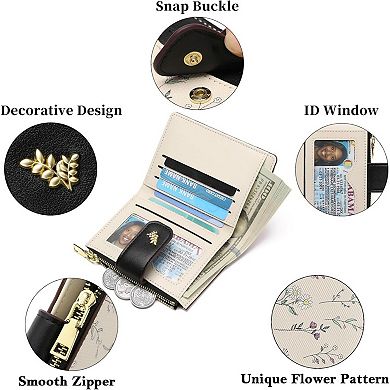 Minimalist Slim RFID Wallet for Women - Lightweight, Fits Pocket/Purse, RFID Blocking