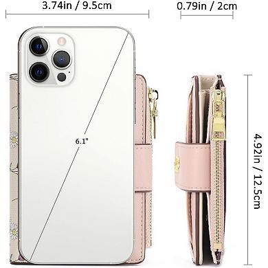 Minimalist Slim RFID Wallet for Women - Lightweight, Fits Pocket/Purse, RFID Blocking