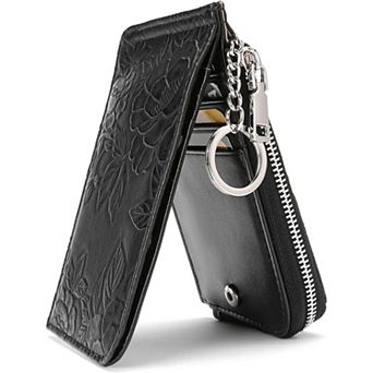 Women's RFID Slim Credit Card Holder,PU Leather Wallet for Daily & Travel Use