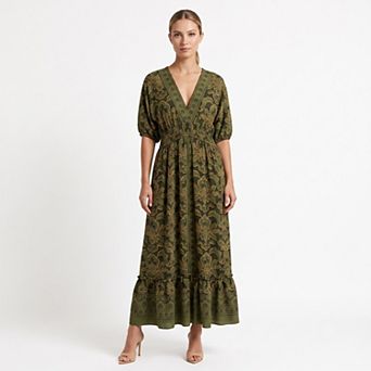 Women's Maison Tara Smocked Waist Maxi Dress
